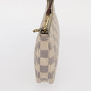 LOUIS VUITTON Damier Azur Pochette Accessoires Pouch N51986 LV Auth BA9215-4