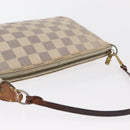 LOUIS VUITTON Damier Azur Pochette Accessoires Pouch N51986 LV Auth BA9215-6