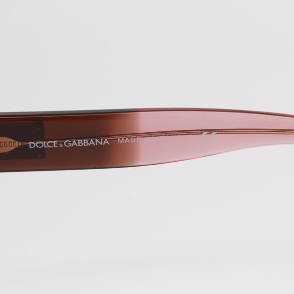 DOLCE&GABBANA Sunglasses plastic Brown Auth BA9216