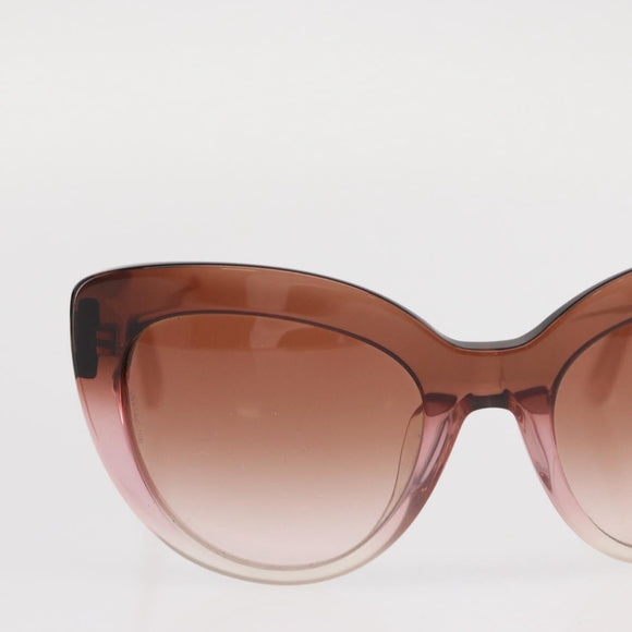 DOLCE&GABBANA Sunglasses plastic Brown Auth BA9216