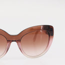 DOLCE&GABBANA Sunglasses plastic Brown Auth BA9216-5
