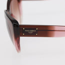 DOLCE&GABBANA Sunglasses plastic Brown Auth BA9216-9