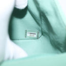 CHANEL Chain Mini Matelasse 16 Bag Lamb Skin LIme Green Gold CC Auth BA9219SAV-28