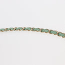 CHANEL Chain Mini Matelasse 16 Bag Lamb Skin LIme Green Gold CC Auth BA9219SAV-9