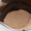 LOEWE Gate Baguette Shoulder Bag Leather 2way Black Silver Auth BA9223V-11