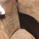 LOEWE Gate Baguette Shoulder Bag Leather 2way Black Silver Auth BA9223V-19