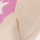 Miu Miu Padded Nylon Tote Bag Nylon Leather Pink Auth BA9224AM-9