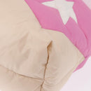 Miu Miu Padded Nylon Tote Bag Nylon Leather Pink Auth BA9224AM-14