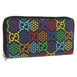 GUCCI GG Psychedelic Long Wallet Multicolor 601079 Auth BA9230V