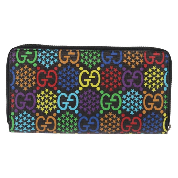 GUCCI GG Psychedelic Long Wallet Multicolor 601079 Auth BA9230V