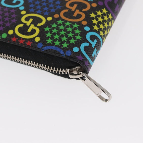 GUCCI GG Psychedelic Long Wallet Multicolor 601079 Auth BA9230V