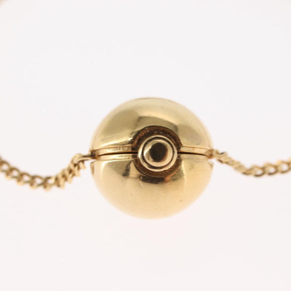 FENDI Pokemon x Fragment Pokemon Ball Bracelet metal Gold Tone Auth BA9231SAM