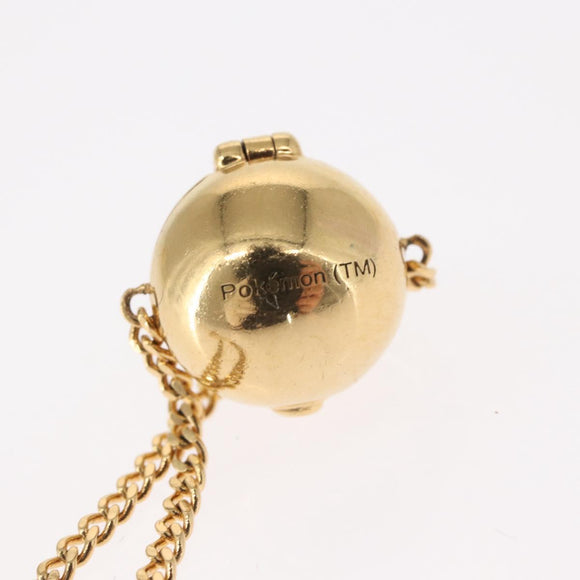 FENDI Pokemon x Fragment Pokemon Ball Bracelet metal Gold Tone Auth BA9231SAM