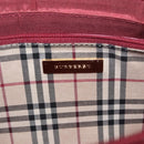 BURBERRY Shoulder Bag Leather Bordeaux Gold Auth BA9233-18