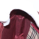 BURBERRY Shoulder Bag Leather Bordeaux Gold Auth BA9233-20