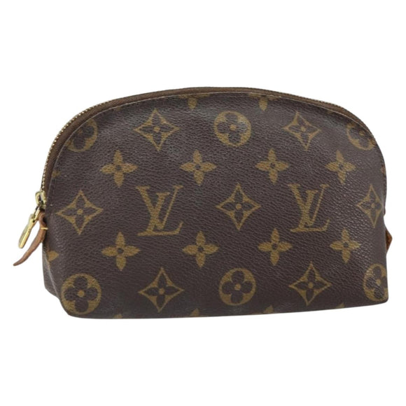 LOUIS VUITTON Monogram Pochette Cosmetic PM Pouch M43998 LV Auth BA9236