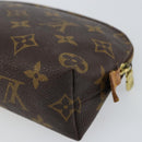 LOUIS VUITTON Monogram Pochette Cosmetic PM Pouch M43998 LV Auth BA9236-15
