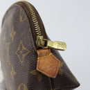 LOUIS VUITTON Monogram Pochette Cosmetic PM Pouch M43998 LV Auth BA9236-8