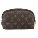 LOUIS VUITTON Monogram Pochette Cosmetic PM Pouch M43998 LV Auth BA9236-2