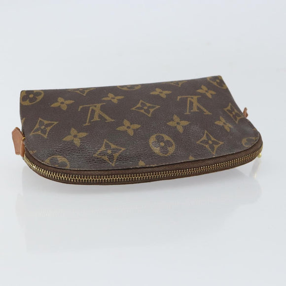 LOUIS VUITTON Monogram Pochette Cosmetic PM Pouch M43998 LV Auth BA9236