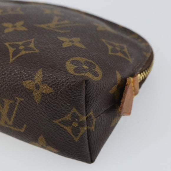 LOUIS VUITTON Monogram Pochette Cosmetic PM Pouch M43998 LV Auth BA9236