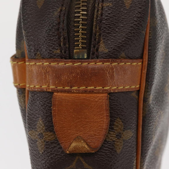 LOUIS VUITTON Monogram Compiegne 28 Clutch Bag M51845 LV Auth BA9237