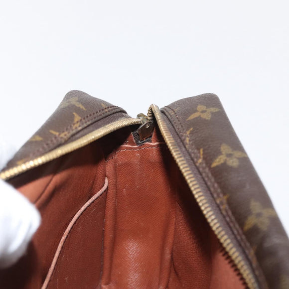 LOUIS VUITTON Monogram Compiegne 28 Clutch Bag M51845 LV Auth BA9237