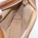 GUCCI Web Sherry Line Shoulder Bag Canvas Beige Gold Auth BA9238-20