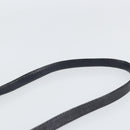 Christian Dior Trotter Canvas Shoulder Bag Navy Gold Auth BA9239-8