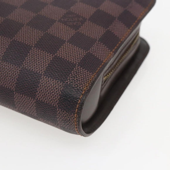 LOUIS VUITTON Damier Ebene Saint Louis Clutch Bag N51993 LV Auth BA9242