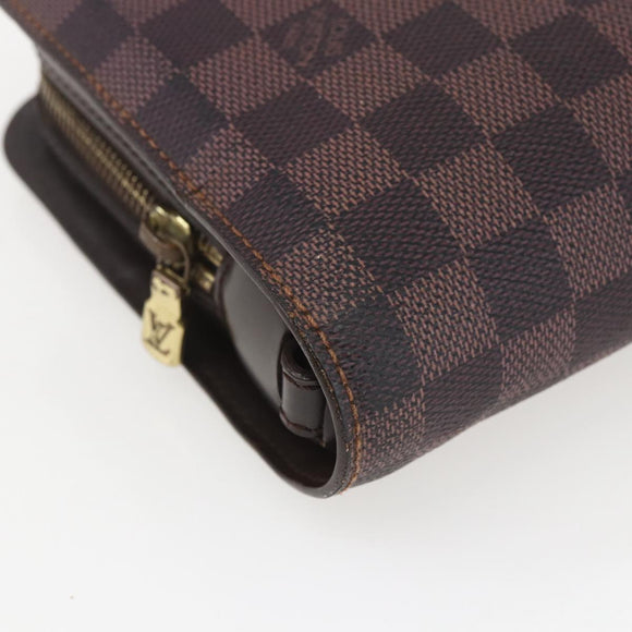 LOUIS VUITTON Damier Ebene Saint Louis Clutch Bag N51993 LV Auth BA9242