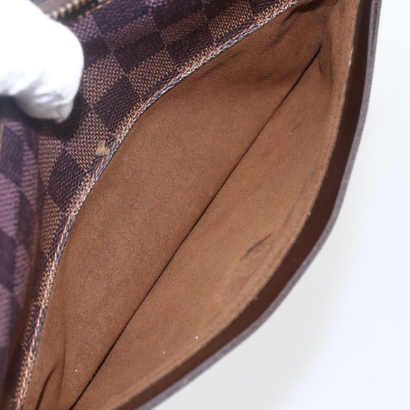 LOUIS VUITTON Damier Ebene Saint Louis Clutch Bag N51993 LV Auth BA9242