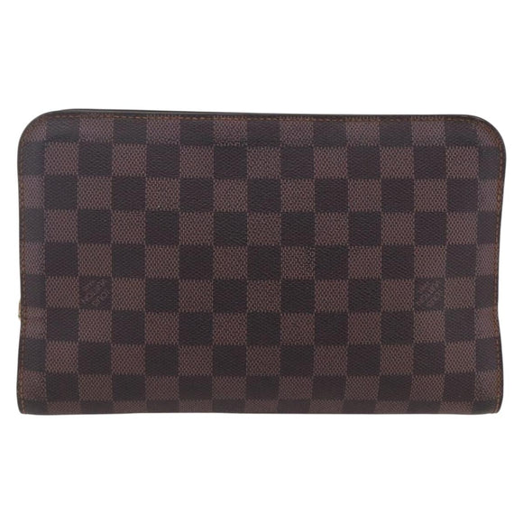 LOUIS VUITTON Damier Ebene Saint Louis Clutch Bag N51993 LV Auth BA9242