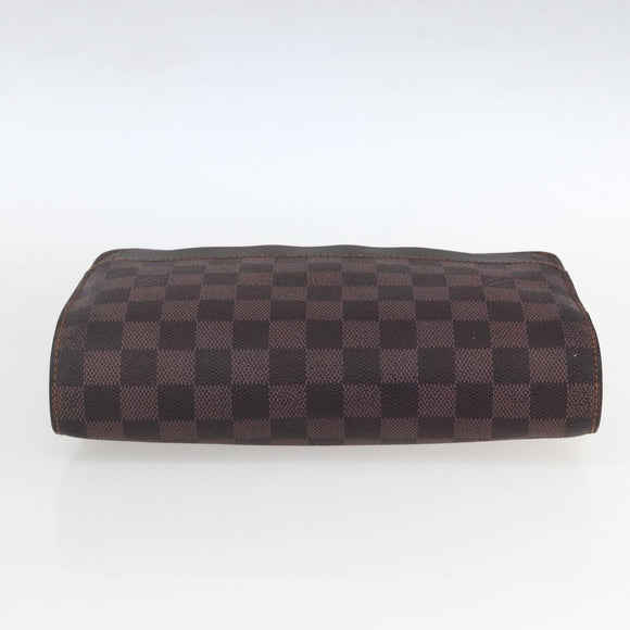 LOUIS VUITTON Damier Ebene Saint Louis Clutch Bag N51993 LV Auth BA9242