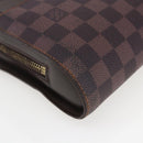 LOUIS VUITTON Damier Ebene Saint Louis Clutch Bag N51993 LV Auth BA9242-9