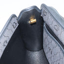 Christian Dior Honeycomb Canvas Chain Shoulder Bag PVC Black Gold Auth BA9243-20