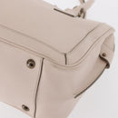 Salvatore Ferragamo Gancini Tote Bag Leather Pink Auth BA9245-13