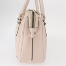 Salvatore Ferragamo Gancini Tote Bag Leather Pink Auth BA9245-5