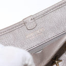 Jimmy Choo Sasha S Tote Bag Leather Silver Gold Auth BA9248-10