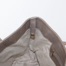 Jimmy Choo Sasha S Tote Bag Leather Silver Gold Auth BA9248-18