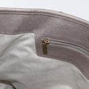 Jimmy Choo Sasha S Tote Bag Leather Silver Gold Auth BA9248-19