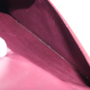 CARTIER Must Line Shoulder Bag Leather Bordeaux Gold Auth BA9250-22