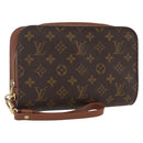 LOUIS VUITTON Monogram Orsay Clutch Bag M51790 LV Auth BA9253-1