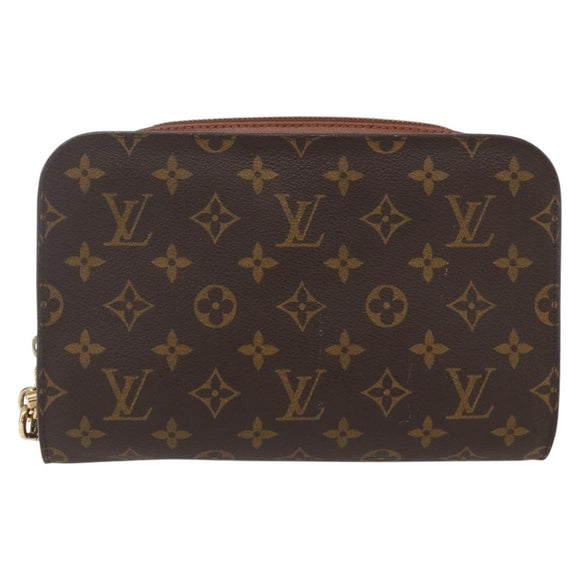 LOUIS VUITTON Monogram Orsay Clutch Bag M51790 LV Auth BA9253