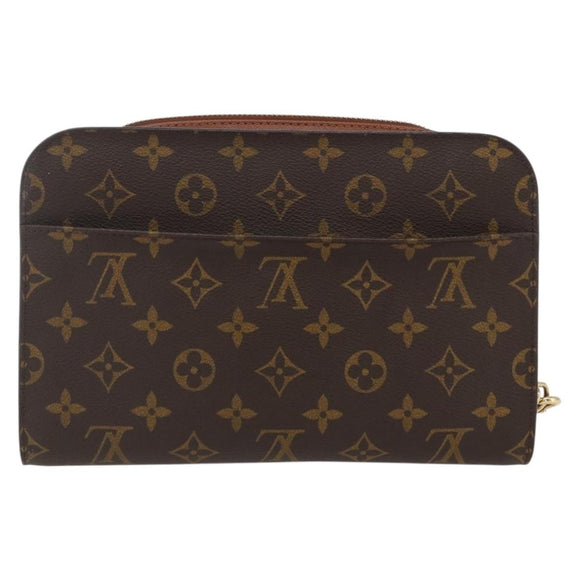LOUIS VUITTON Monogram Orsay Clutch Bag M51790 LV Auth BA9253