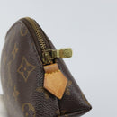 LOUIS VUITTON Monogram Pochette Cosmetic PM Pouch M43998 LV Auth BA9254-8