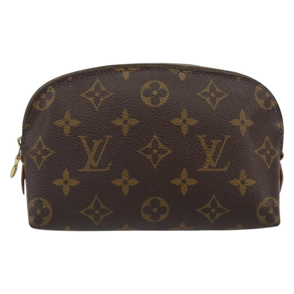 LOUIS VUITTON Monogram Pochette Cosmetic PM Pouch M43998 LV Auth BA9254