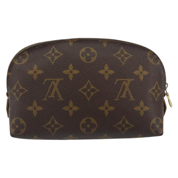LOUIS VUITTON Monogram Pochette Cosmetic PM Pouch M43998 LV Auth BA9254
