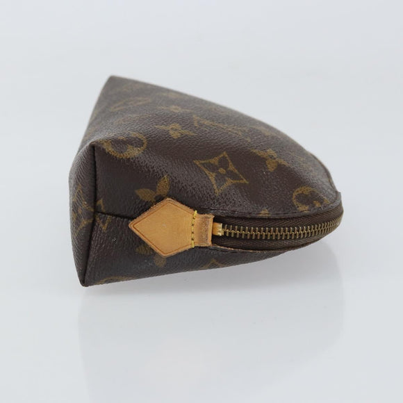 LOUIS VUITTON Monogram Pochette Cosmetic PM Pouch M43998 LV Auth BA9254