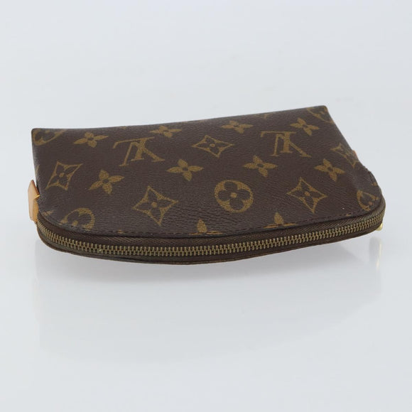 LOUIS VUITTON Monogram Pochette Cosmetic PM Pouch M43998 LV Auth BA9254